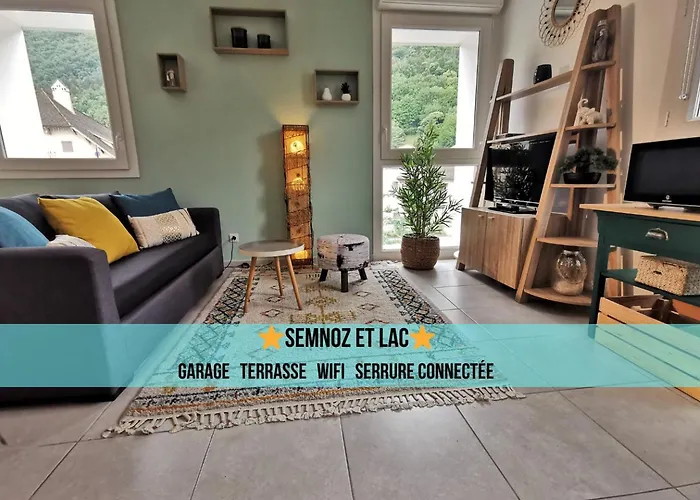 Semnoz & Lac - Wifi - Parking - Netflix - Balcon - Centre-Ville